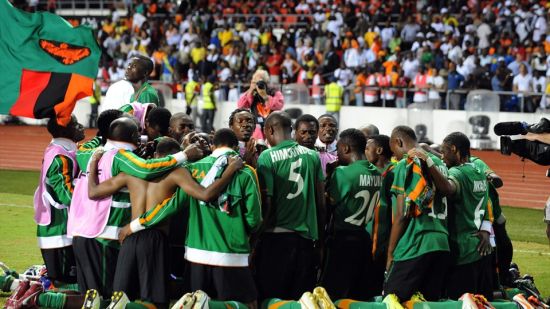 赞比亚获非洲杯